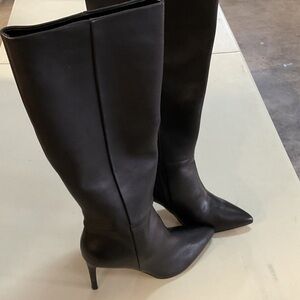 Nine West Black Heeled Boots